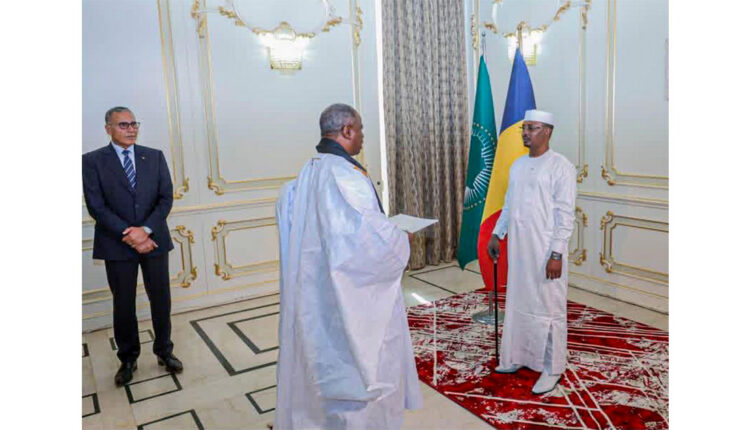 Diplomatie : le nouvel ambassadeur de Mauritanie au Tchad présente ses lettres de créance