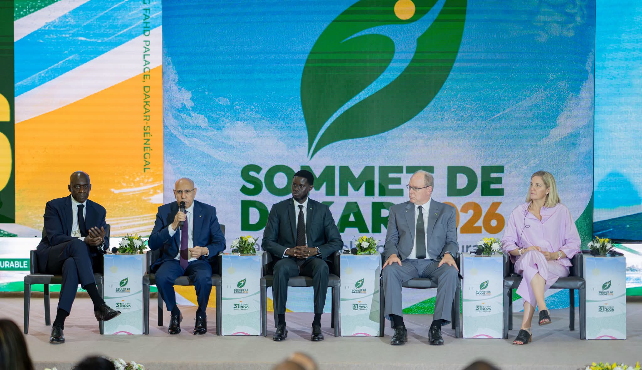 Le président Ghazouani prend part au Sommet Dakar 2026 sur le sport et le développement durable